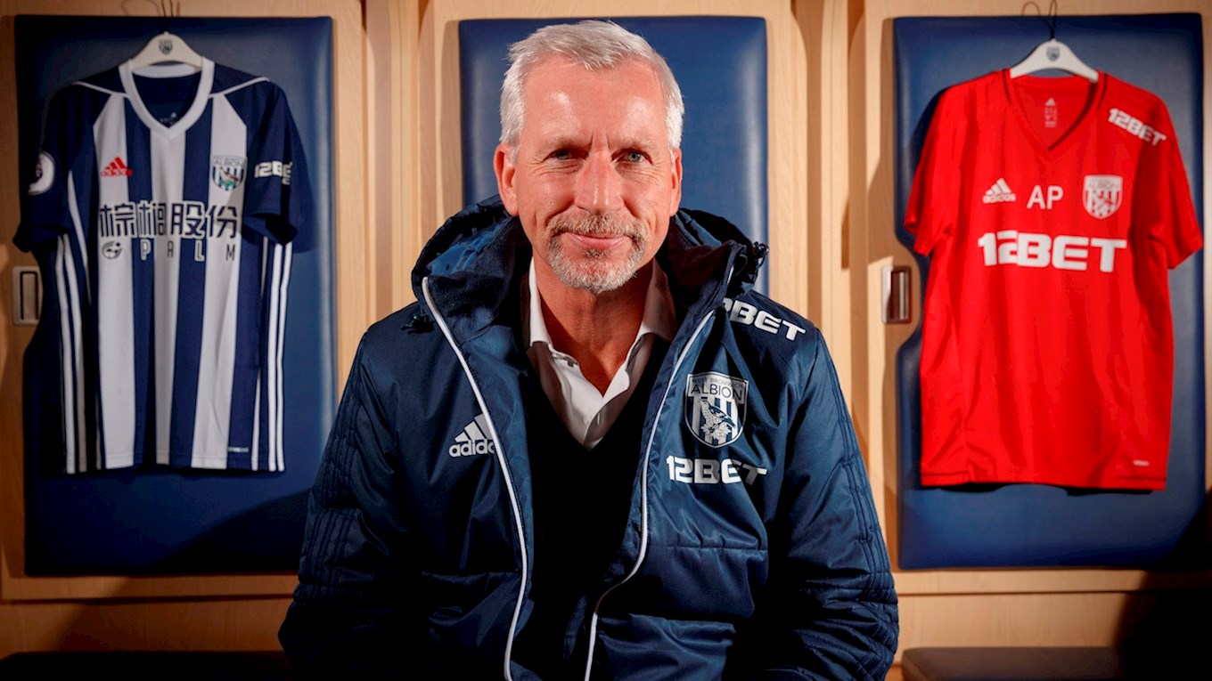 West Bromwich Albion unveil new manager Alan Pardew