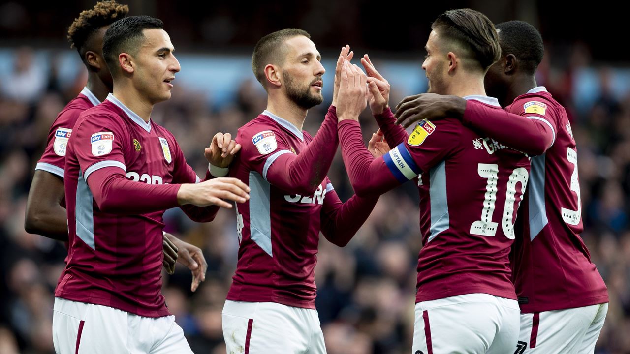 Villa win v Derby