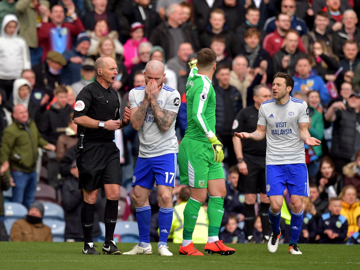 Ref controversy at Burnley v Cardiff