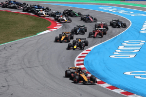 Start of the 2025 Spanish Grand Prix